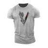 Männershirt mit einzigartigem wikinger-design für lässige anlässe - softer stoff, auffälliges motiv