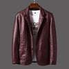 Männers lederblazer - massgeschneiderte jacke für abendliche anlässe, stilvolles design