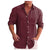 Linen freizeithemd für männer – vielseitiges langarm-button-up