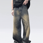 Baggy vintage jeans - lässigi denim hosen für männer