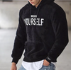 Männers fleece hoodie - angenehm warmer pullover für entspannte tage