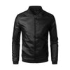 Männer leder bomberjacke - zeitloser casual style