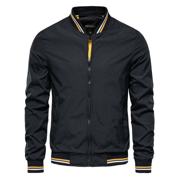 Männers bomberjacke - leichte zip-jacke für jeden tag