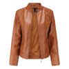 Elegante lederjacke – stilvolle männeroberbekleidung