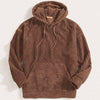 Männer hoodie aus kuscheligem stoff - moderner pullover mit tasche für legere anlässe