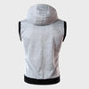 Männer ärmelloser hoodie für sport - leichter zip-vest für freizeit und aktivität