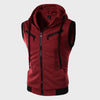 Männer ärmelloser hoodie für sport - leichter zip-vest für freizeit und aktivität