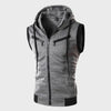 Männer ärmelloser hoodie für sport - leichter zip-vest für freizeit und aktivität