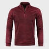 Männer halbzipp-pullover aus sanfter stoffqualität - vielseitiger leichter strickpullover für den alltag