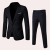 2-teiligs herrenanzug – slim fit blazer und hose