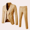 2-teiligs herrenanzug – slim fit blazer und hose
