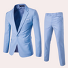 2-teiligs herrenanzug – slim fit blazer und hose