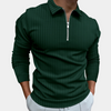 Männliche langarm-zipshirt - vielseitiges und schickes casual-oberteil