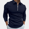 Männliche langarm-zipshirt - vielseitiges und schickes casual-oberteil