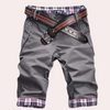 Maßgeschneiderte herren shorts mit gürtel - moderne cropped pants
