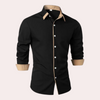 Männerschnittiger button-up shirt - vielseitige und stilvolle bekleidung