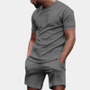 2-teiliges männer freizeit-shorts-set aus leichtem t-shirt und shorts - entspannter outfits für jeden tag