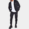 2-teiliger männer cargo-anzug aus leichtem jackett und hose - lässiger sommer-look
