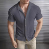 Männershirt mit tailliertem schnitt - atmungsaktives kurzärmliges freizeitoberteil, smarter look