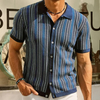 Männers poloshirt aus leichtem strick - moderner look für gesellschaftliche anlässe