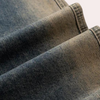 Männliche lässige baggy jeans in blau - weite hosen für den sommer