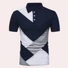 Herren polo-shirt mit kontrast – stylishes freizeitoberteil für den alltag