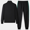 2-teiliges herren trainingsanzug-set – leichte freizeit-sportmode mit stylischer jacke und hose für entspannte wochenenden