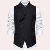 3-teiliges asymmetrisches weste - elegante herrenmode