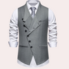 3-teiliges asymmetrisches weste - elegante herrenmode