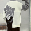 Männer pullover weicher strick casual wear - vielseitiger, stylischer jumper in schwarz und grau