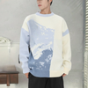 Männer pullover weicher strick casual wear - vielseitiger, stylischer jumper in schwarz und grau