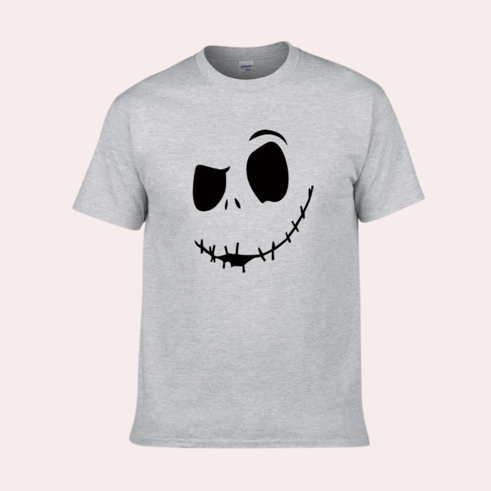 Männer T-Shirt mit Totenkopf-Print – Cool & Alltagstauglich