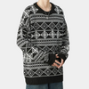 Männer strickpullover - warmer geometrisch gemusterter sweater für legere anlässe