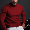 Männers ripp rollkragenpullover - premium strickmode