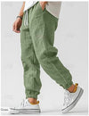 Männers leichte leinen-jogger - stylische freizeit-hosen für den alltag