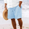 Lässigi gestreifte shorts - männer strandbekleidung für e stylische optik