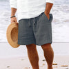 Lässigi gestreifte shorts - männer strandbekleidung für e stylische optik