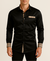 Männer smart casual hemd mit karodetail - zeitgemässer büro-look für männer