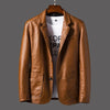 Männers lederblazer - massgeschneiderte jacke für abendliche anlässe, stilvolles design