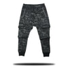 Männer camo-jogginghosen - trendige freizeit-hosen mit reissverschluss-taschen