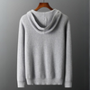 Männer zip-up hoodie - leichter strickpullover für lässige anlässe