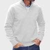 Halb-zip cashmere pullover - raffinierte herren strickware