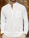 Leichtgewichtiges freizeithemd für männer - vielseitiges langarmshirt für entspannte anlässe