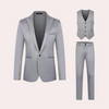 2-teiligs herrenanzug – slim fit blazer und hose