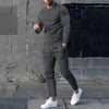 2-teiliges langarm-oberteil und hose - modische herren-loungewear