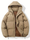 Männer daunenjacke mit kapuze – stilvoller wintermantel für kalte tage