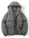 Männer daunenjacke mit kapuze – stilvoller wintermantel für kalte tage