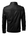 Männer leder bikerjacke - zeitloser reissverschluss stil, hochwertige materialien