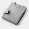 Gestrickter wollpullover - klassisches herren crewneck strickkleidungsstück