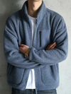 Männer fleece-jacke mit reissverschluss - vielseitiger outdoor-sweater